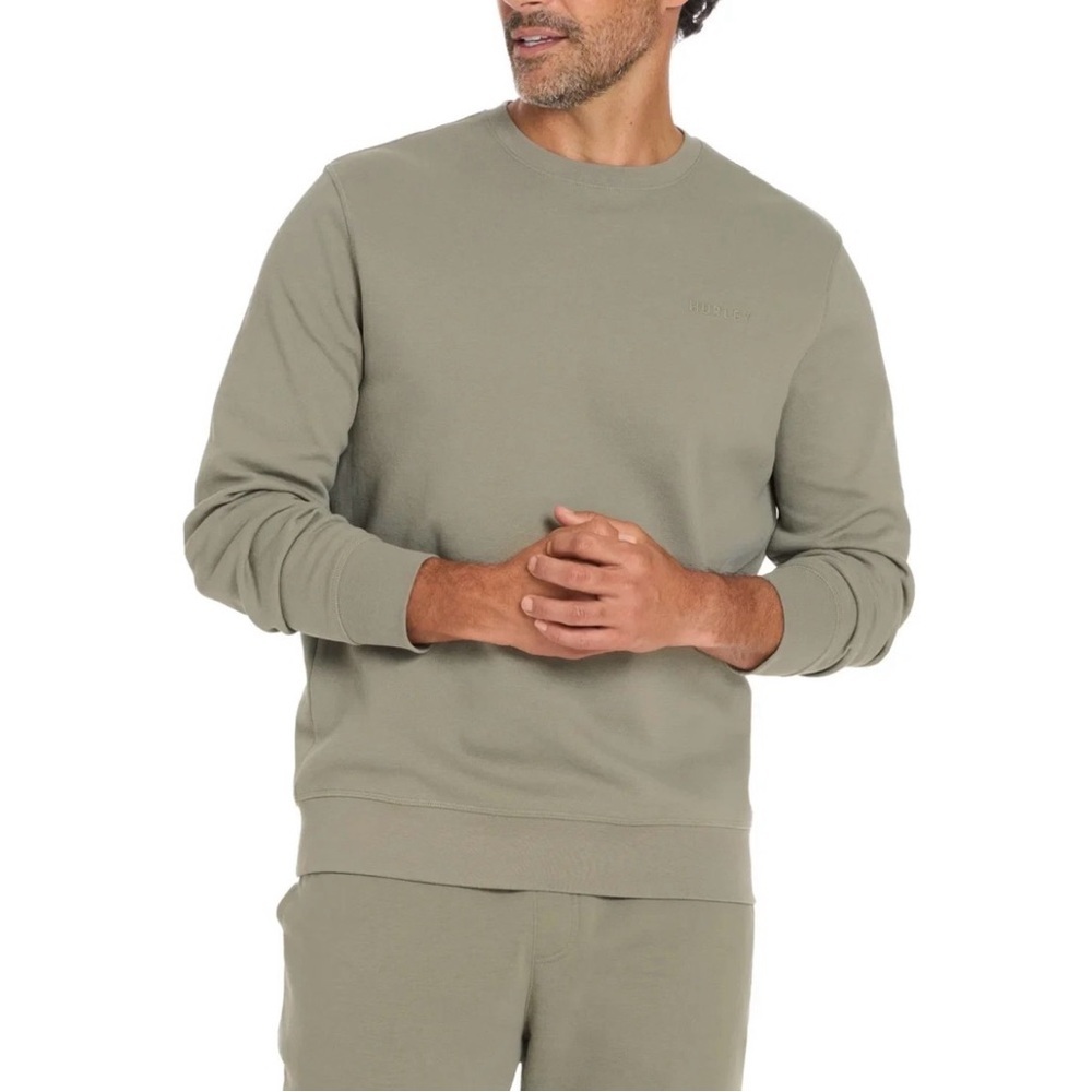 Hurley Men's Olive Green Crewneck Jogger Sweatsuit XL